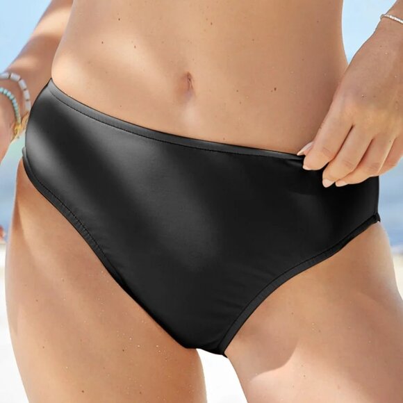 VENUS Bikini Bottoms, Black Swim Suit Bottom, Size 22, New - Picture 1 of 5